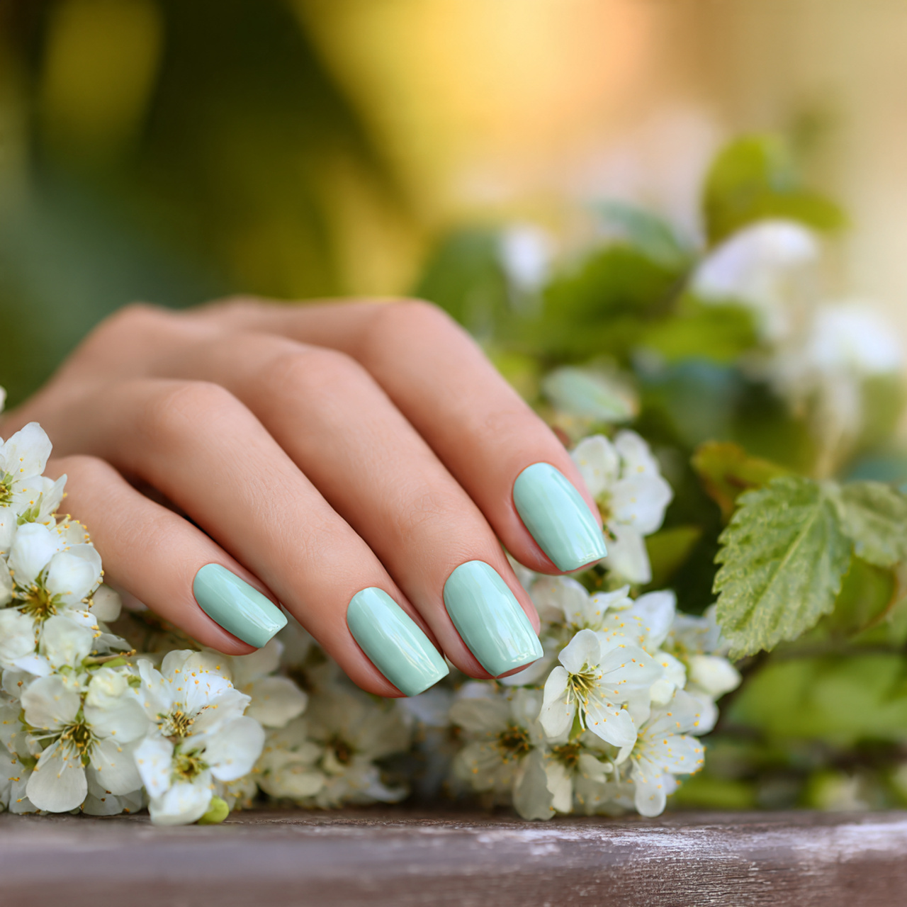 Fresh Spring Gel Nails Ideas for a Glossy Look 7 Soft Mint Breeze
